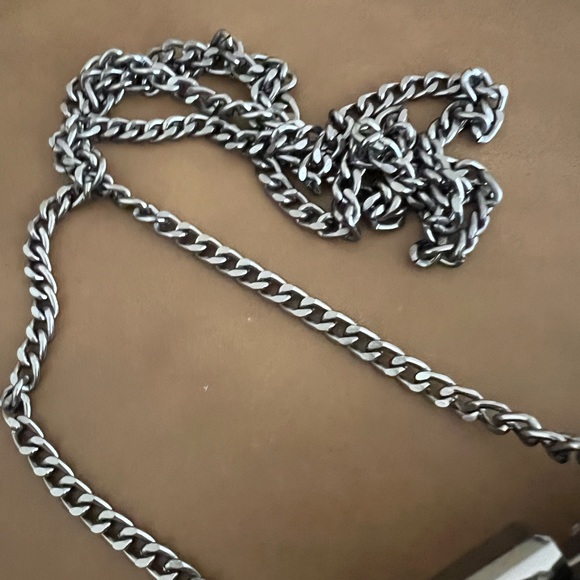 Black H&M Clutch Studs & Rhinestones Converts to Cross Body Detachable Chain - Picture 4 of 10